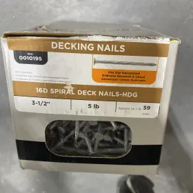 042928001745 PRO-FIT Deck Nail Steel Dipped Galvanized Flat
