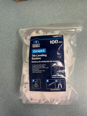 58944 PROJECTSOURCE Curved Floor Tile Leveling Clips