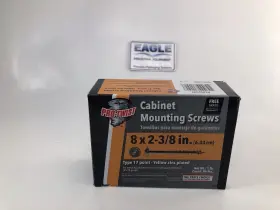NCBS2381 PROTWIST Cabinet Mounting Screws Zinc