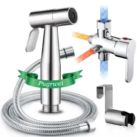 Bd-cp PUGRWEI Handheld Bidet Sprayer Toilet Water Ho