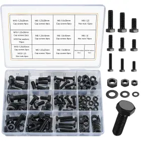 QWHUS24-128-0021 QIWUHAI Hex Bolts Nuts Washers Kit
