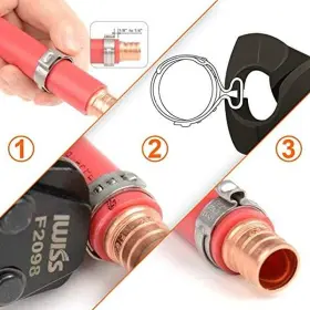 6MM-7MM QOVYDX Single Ear Hose Clamps Widely Securing Pipe #3