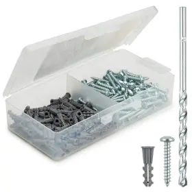 Qhankas QUALIHOME Drywall Anchors Screws Drill Bit Kit