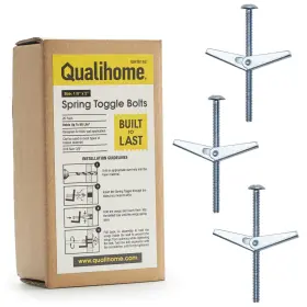 QHTB182 QUALIHOME Spring Toggle Bolt Anchors Wall