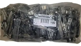 QS5C-0100 QUICKSCREW Screw Pack Hidden Rain Gutter Bracket