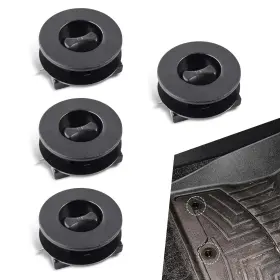 QURKK3330BL-4PC QURBUNS Car Carpet Fixing Clips Double Twist