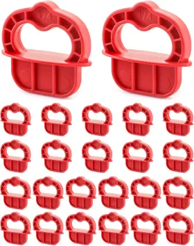 WD30579 QWORK Deck Board Jig Gap Spacer Rings Pressure Treat