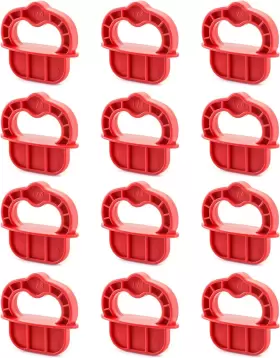 WD5379 QWORK Deck Board Jig Gap Spacer Rings Pressure Treat