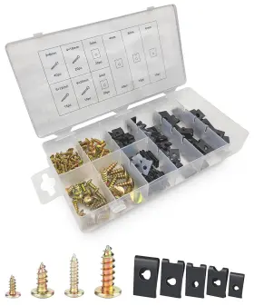 597UXJLSTJ001 QZIULR Zlirfy Nut Auto Car Clip Screw Kit