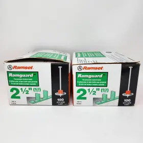 1516SDE RAMSET Ramguard Drive Pins Washers Wood Concrete