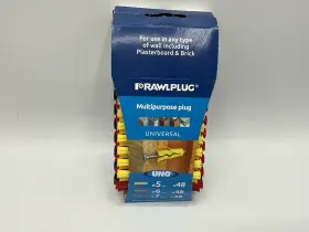 R-U1-MIX-RBRB-272 RAWLPLUG Uno Plugs Trade Pack