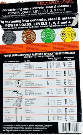 097971 REMINGTON Fastening Concrete Steel Masonry Pack #3