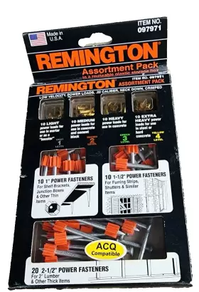 097971 REMINGTON Fastening Concrete Steel Masonry Pack