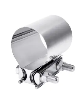 380PQGKG001 RESWISH Ewalas Car Exhaust Clamp Muffler Steel