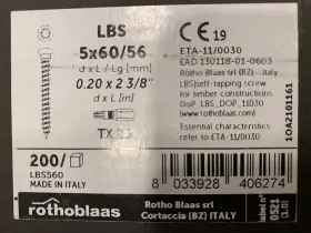 LBS560 ROTHOBLAAS Screws