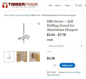 SBD75155 ROTHOBLAAS Sbd Dowels #2