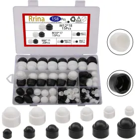 WD032 RRINA Bolt Covers Screw Caps Acorn Dome Kit