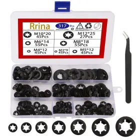 WD051 RRINA Internal Starlock Washers Push Clips Locking Wa