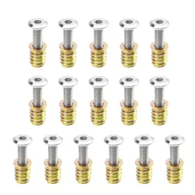 WD208 RRINA Furniture Screw Nut Wood Inserts Bolt Fastener