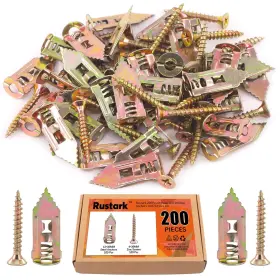 R514-DJ RUSTARK Drywall Anchor Steel Drilling Zinc Screw Kit