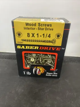 09287 SABER DRIVE Zinc Screws