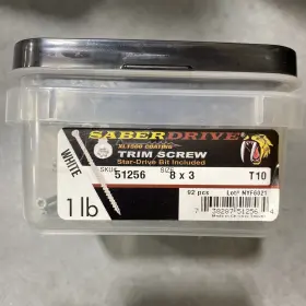 738287512564 SABERDRIVE Star Drive Screws Tub