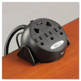010006438592 SAFCO Clamp Power Module Wall Chord Outlet Plugs