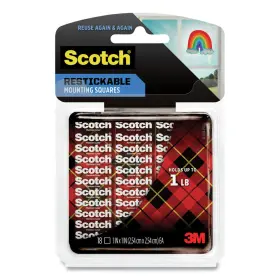 R100 SCOTCH Restickable Mounting Tabs Pack