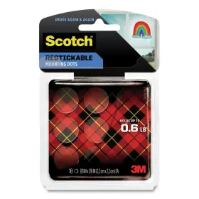 R105 SCOTCH Restickable Mounting Tabs Pack