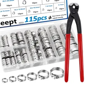 CAD-047-2 SEEPT Steel Single Ear Hose Clamps