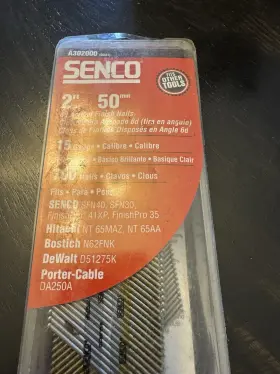 A302000 SENCO Gauge Bright Finish Nail