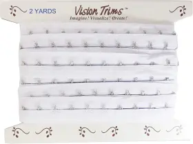 TRM-45-75WHT-FB-2 SEW TRENDS Yards Hook Spacing