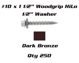 1569502 SFS Wood Screws Rubber Washer Roofing Siding Pole
