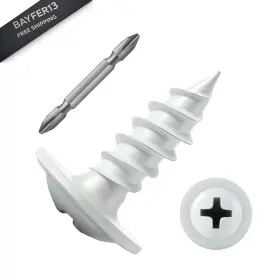 Th-white SG TZH Wood Screw Alloy Steel