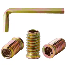 GBNI-6666 SG TZH Inserts Wood Nutsert Screw Hex Drive