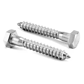 LBS-01 SG TZH Hex Head Lag Screws Bolts Steel Partial