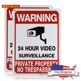 790404705068 SHEENWANG Private Property Trespassing Sign