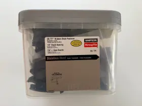 175-EBAOSQ SIMPSON STRONG-TIE Eb Ty Hidden Deck Fastener