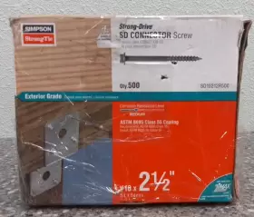 SD10212R500 SIMPSON STRONG-TIE Sd Structural Connector Screws