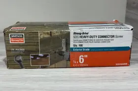 SDS25600MB SIMPSON STRONG-TIE Drive Sds Connector Screw Steel