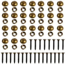 543784 SLIVERDEW Screws Caps Upholstery Tacks