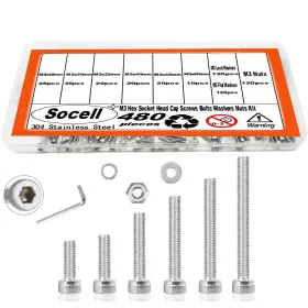 SO250219003 SOCELL Screw Bolts Printer Hex Socket Kit
