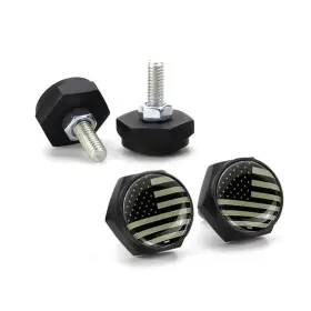 SOLS405BL-4PC SODCAY Pack License Plate Screws American Flag