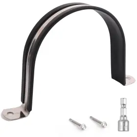 SO06 SOIMUK Pipe Clamps Rubber Cushioned Conduit Clips Sch