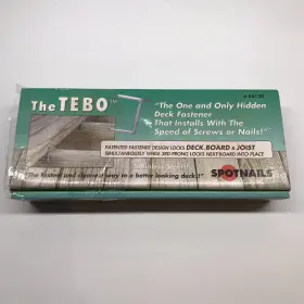 44120 SPOTNAILS Tebo Steel Hidden Deck Fasteners Box