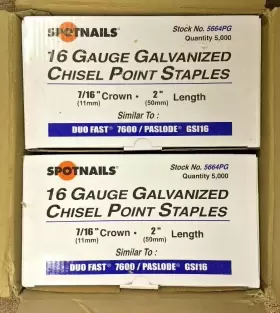 5664PG-10M SPOTNAILS Staples Gauge Leg Intermediate Crown
