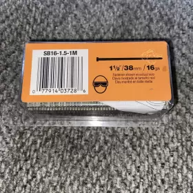 SB16-1.5-1M STANLEY BOSTITCH Gauge Bright Finish Nail Box #3