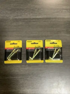 75-8540 STANLEY HARDWARE Bright Solid Hooks Pack