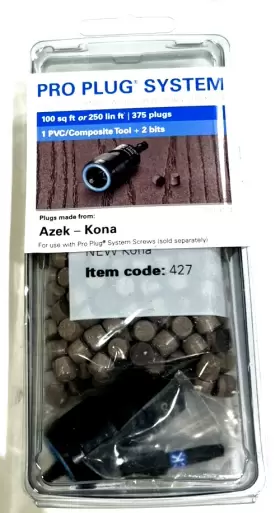 099385108906 STARBORN Pro Plug Azek Kona Pvc Tool