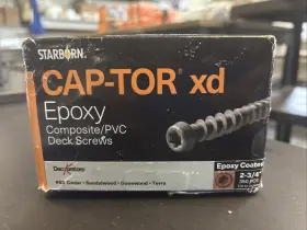 353454 STARBORN Cap Tor Xd Epoxy Deck Screw Cedar